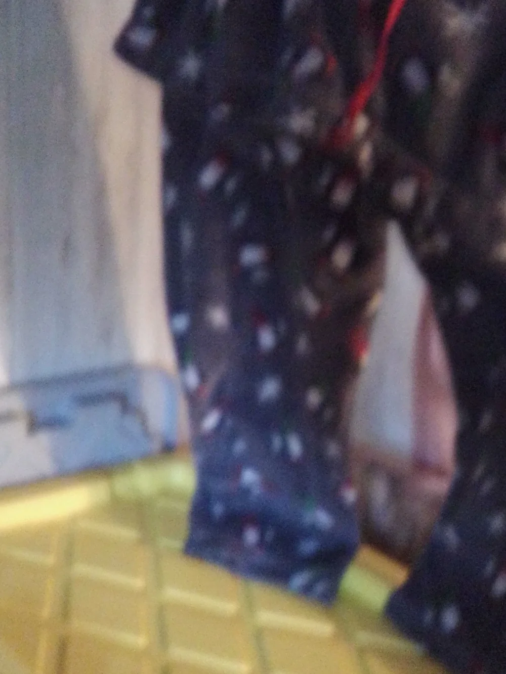 Kids Grey Penguin Print Pajama Pants
